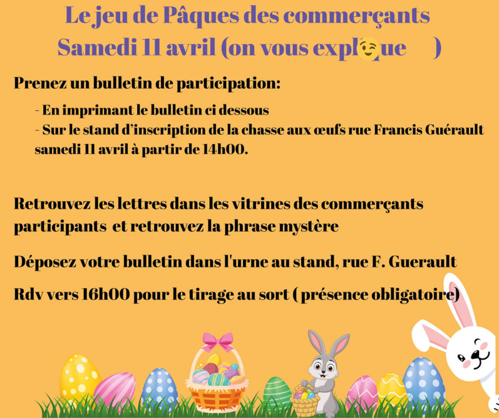 pacques chasse aux oeufs châteaugiron castel activ